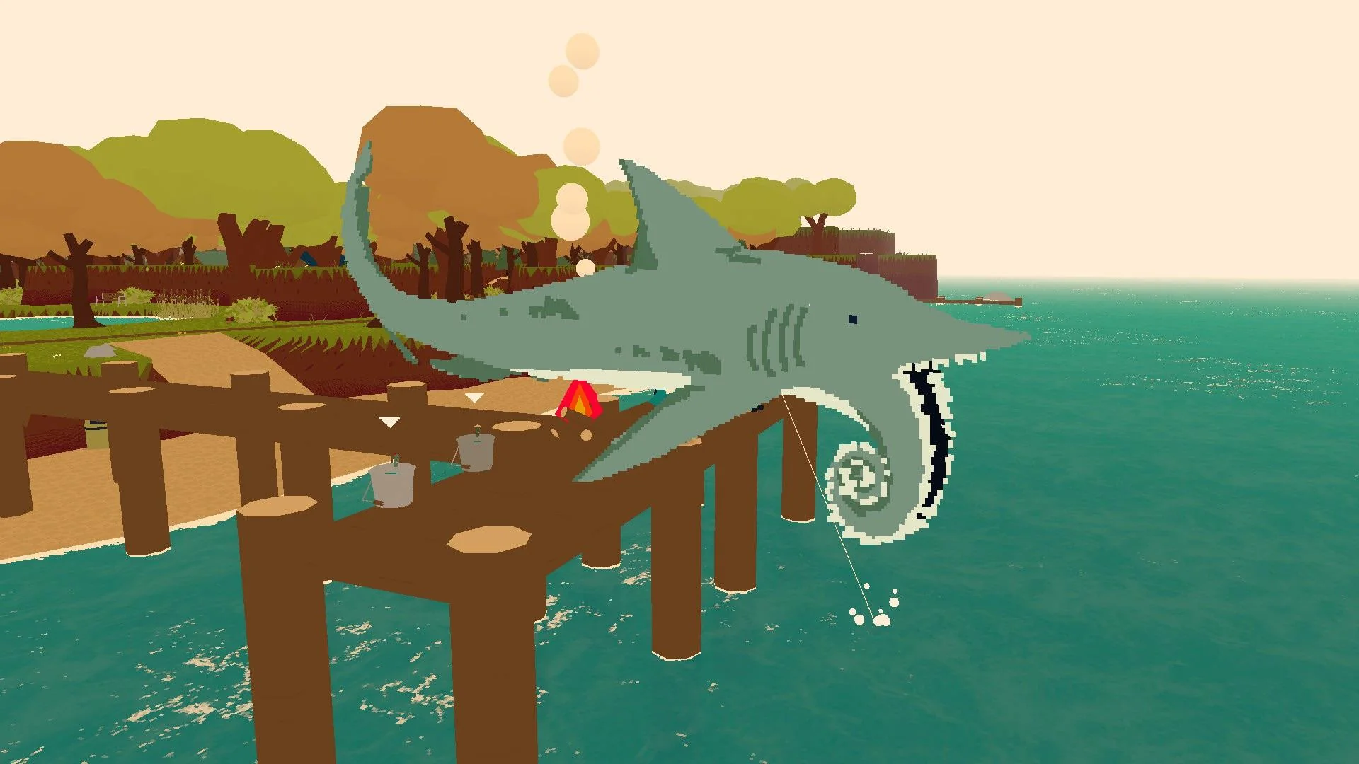 Webfishing gameplay